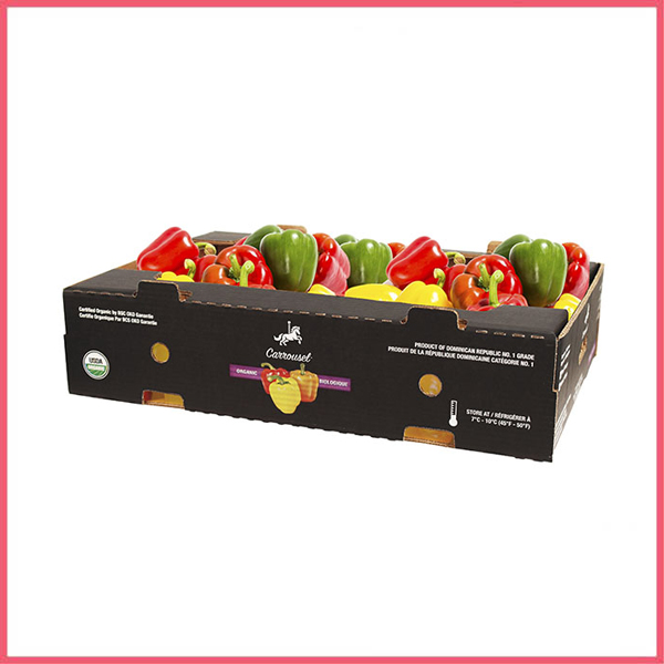 Capsicum Corrugated Tray Bell Pepper Corrugated Tray