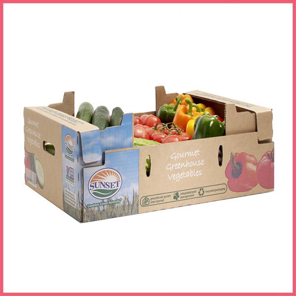 Vegetable Corrugated Tray Vegetable Paper Tray