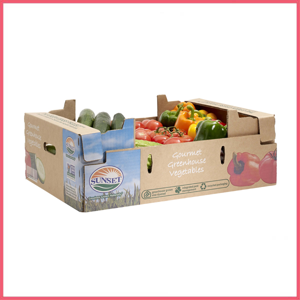 Vegetable Cardboard Tray for Vegetable