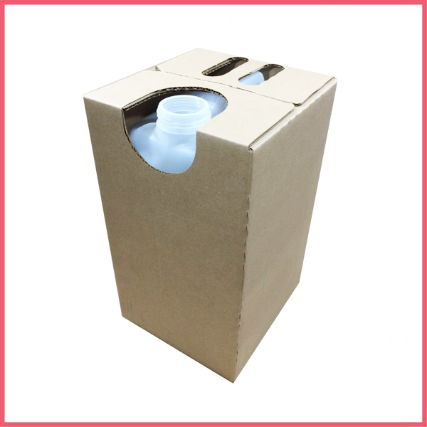 Corrugated Carton Box And Plastic Barrel