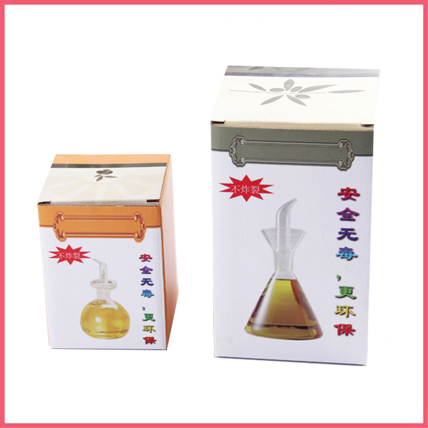 Corrugated Packaging Box For Glass Oil Bottle