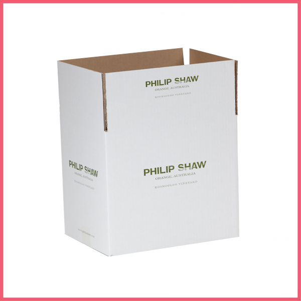 Corrugated Packaging Box for Glass Wine Bottles