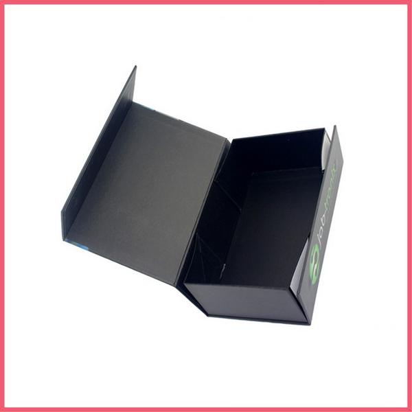 Custom Matte Black Foldable Shoe Box