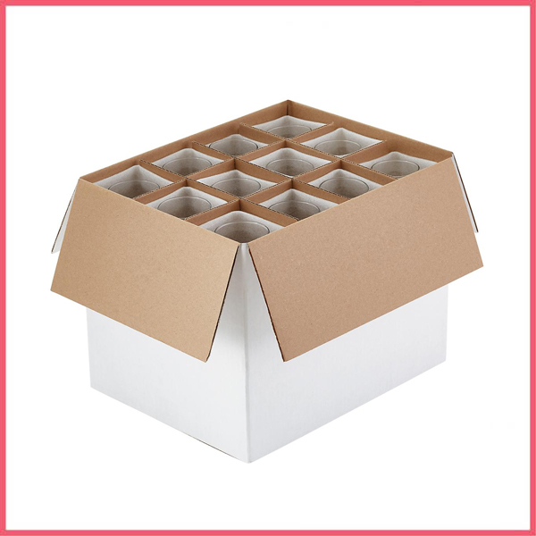 Courier Carton Box For Goblet Wine Glass