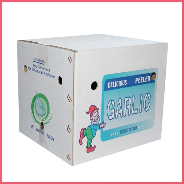 Corrugated Garlic Box For Garlic