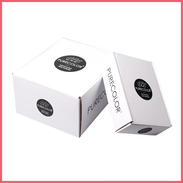 White Corrugated Gift Box