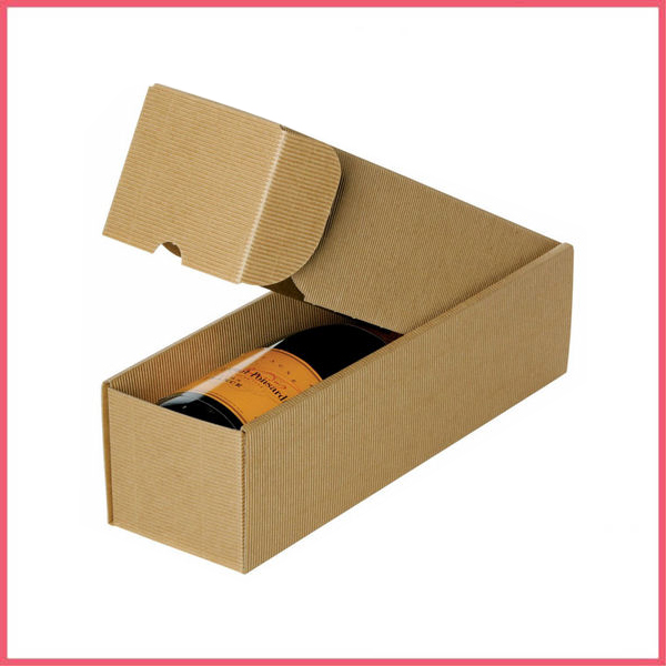 Corrugated Wine Shipping Boxes One Bottle