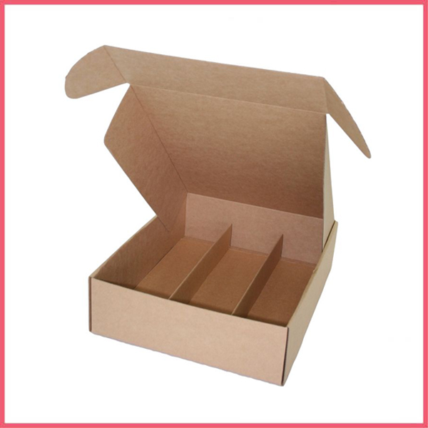 Corrugated Wine Shipping Boxes Three Bottles