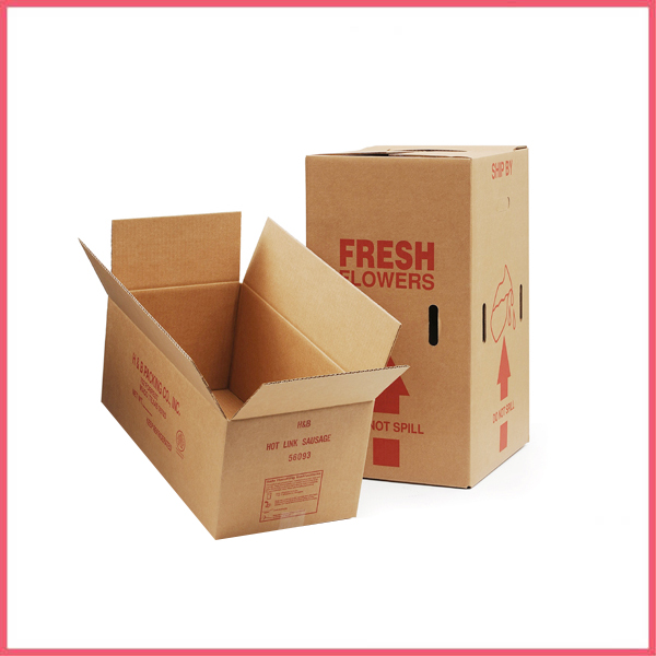 Corrugated Cardboard Carton Box For Flowers