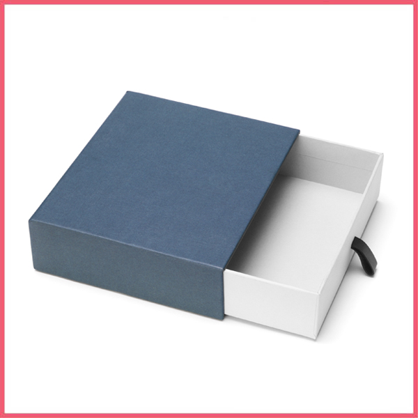 Drawer Box 120g Special Blue Paper With 2mm Cardboard