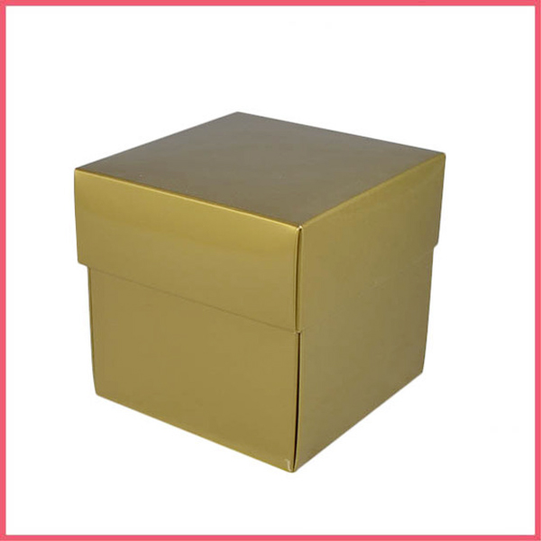 Gold Square Gift Box